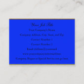 Vaudreante Kyles Damast 2,5" beruflich Visitenkarte (Rückseite)