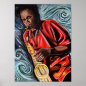 Vaughn and his Sax Poster (Vorne)