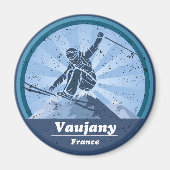 Vaujany Skistation Magnet (Vorne)