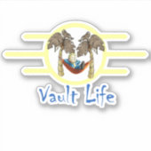 Vault-Life-Aufkleber Aufkleber (Vorderseite)
