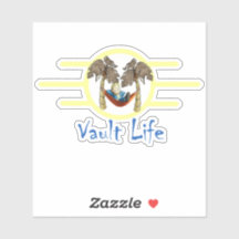 Vault-Life-Aufkleber