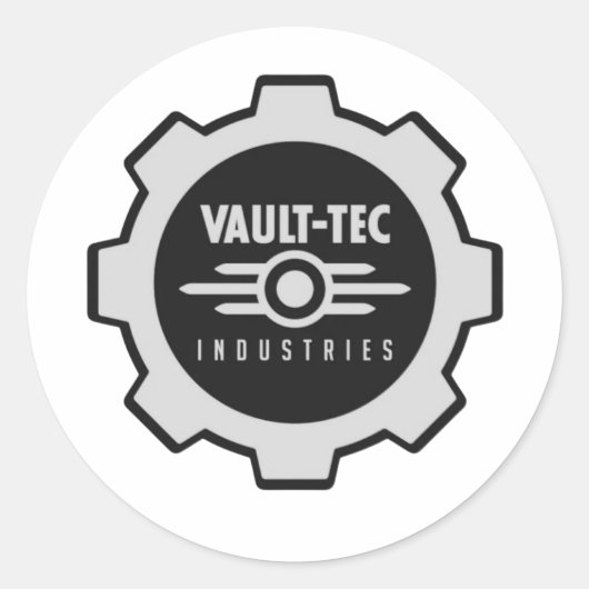 Vault-Tech Runder Aufkleber (Vorderseite)