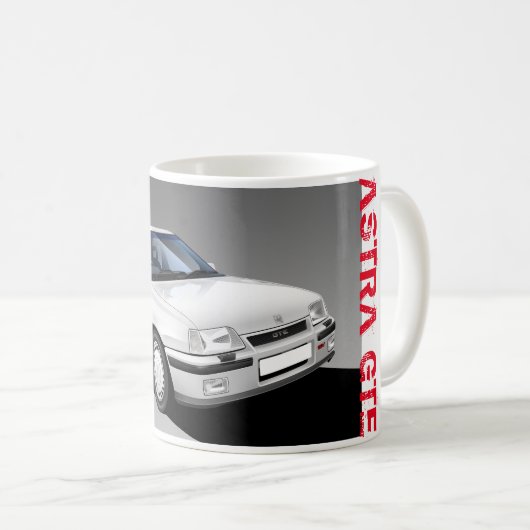 Vauxhall Astra klassisches Auto-illustrierte Tasse (VorderseiteRechts)