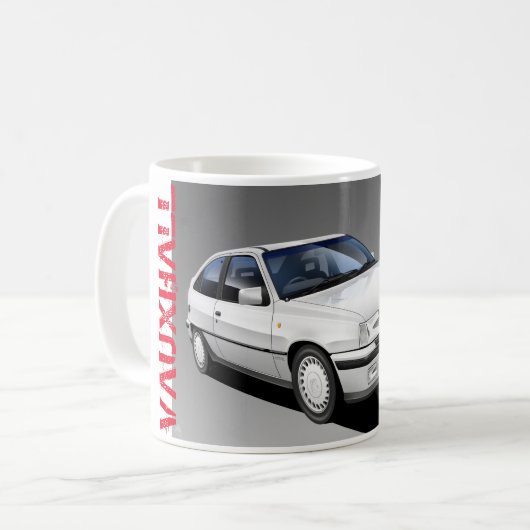 Vauxhall Astra klassisches Auto-illustrierte Tasse (Vorderseite Links)