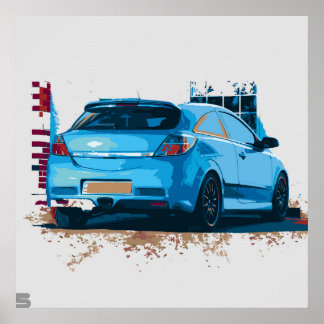 Vauxhall Astra VXR Poster