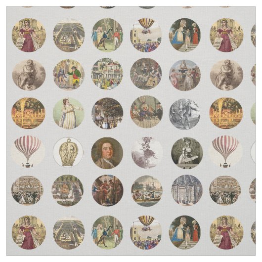 Vauxhall Circles Fabric Stoff (Muster)