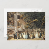 Vauxhall Gardens von Ackermann Postkarte (Vorne/Hinten)