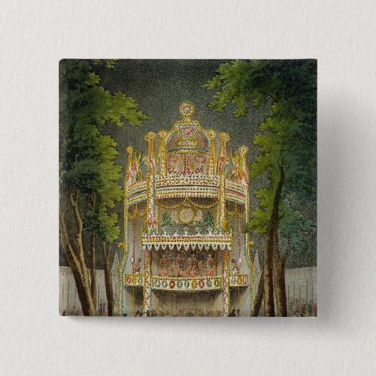 Vauxhall-Gärten, 1808 Button (Vorderseite)