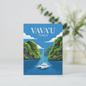 Vava'u-Inseln Tonga Postkarte (Stehend Vorderseite)
