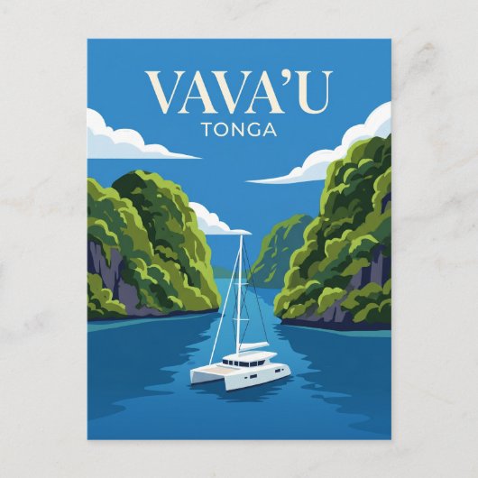 Vava'u-Inseln Tonga Postkarte (Vorderseite)