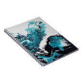 Vawes abstrakt Spiral Foto Notebook Notizblock (Rechte Seite)