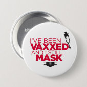 VAX & MASK ME! BUTTON (Vorne & Hinten)