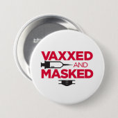 VAX & MASK ME! BUTTON (Vorne & Hinten)