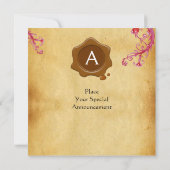 VAX SIEGEL topaz Einladung (Rückseite)