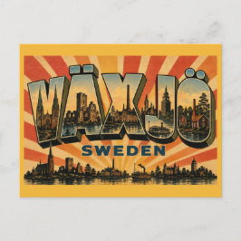 Växjö Schweden Seen & Ruinen Postkarte
