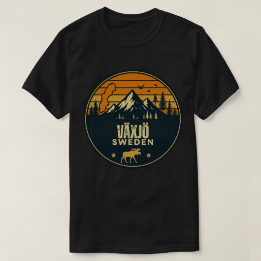 Växjö, Schweden T-Shirt (Design vorne)