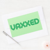 Vaxxed Labels Rechteckiger Aufkleber (Umschlag)