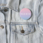Vaxxed | Pastel Gradient Covid-19 geimpft Button (Beispiel)