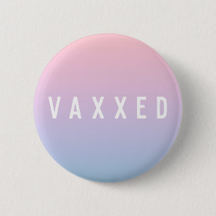 Vaxxed   Pastel Gradient Covid-19 geimpft Button
