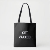 Vaxxter Text-Minimalistin Modernität Tasche (Vorderseite)