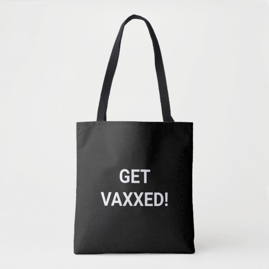 Vaxxter Text-Minimalistin Modernität Tasche (Vorderseite)