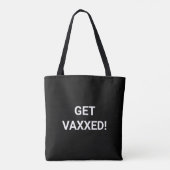 Vaxxter Text-Minimalistin Modernität Tasche (Rückseite)
