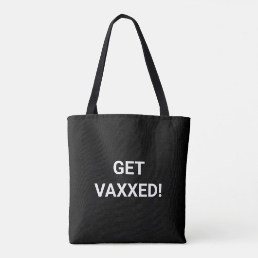 Vaxxter Text-Minimalistin Modernität Tasche (Rückseite)