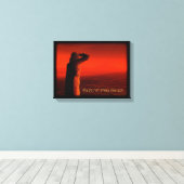 Vayeira - Lot-Ehefrau Leinwanddruck (Insitu (Holzboden))