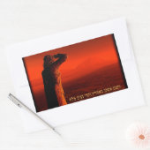 Vayeira - Lot-Ehefrau Rechteckiger Aufkleber (Umschlag)