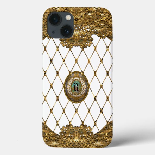 Vaylecourt Elegant Monogram Case-Mate iPhone Hülle (Rückseite)