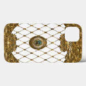 Vaylecourt Elegant Monogram Case-Mate iPhone Hülle (Rückseite (Horizontal))