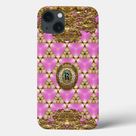 Vaylecourt Elegant Monogram Case-Mate iPhone Hülle (Rückseite)
