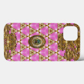 Vaylecourt Elegant Monogram Case-Mate iPhone Hülle (Rückseite (Horizontal))
