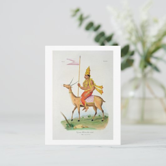 Vayu, graviert von C. de Motte (1785-1836) (Farbe Postkarte (Stehend Vorderseite)