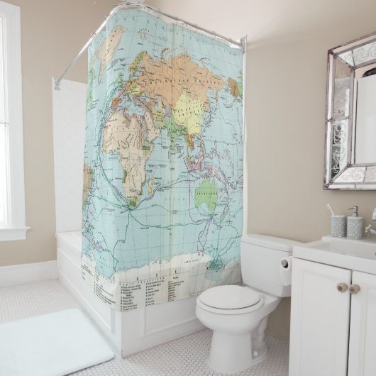 Vazhneishie Inostrannye Krugosvetnye Zkspeditsii Duschvorhang (Beispiel)