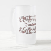 Vazindie Bierglas Mattglas Bierglas (Vorderseite Links)