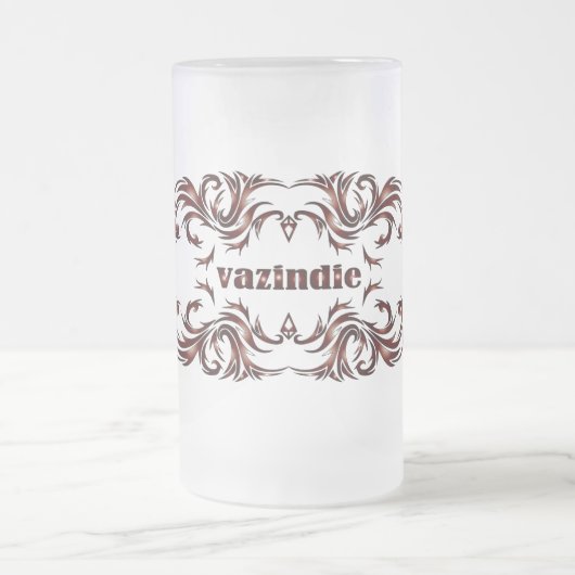 Vazindie Bierglas Mattglas Bierglas (Mittel)