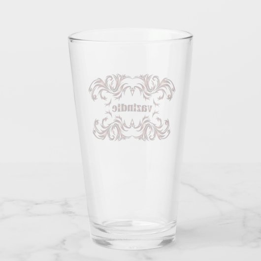 Vazindie Drinkware Glas (Rückseite)