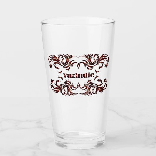 Vazindie Trinkgeschirr Glas (Vorderseite)