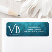 VB Virginia Beach auf Blue Water - Hintergrundadre (Insitu)