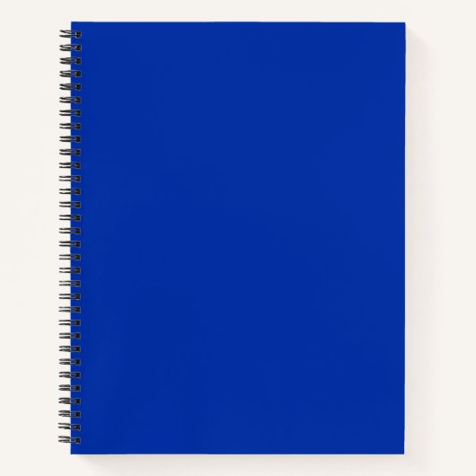 "VBRANT Blue" KUNDENBARE Hardcover Notizblock (Vorderseite)