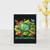 Vbs 2025 Magnified Vbs Vacation Bible School Chris Karte (Gelbe Blume)