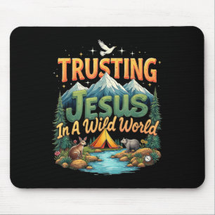 Vbs 2025 Vertrauen in Jesus Camp Christlicher Somm Mousepad