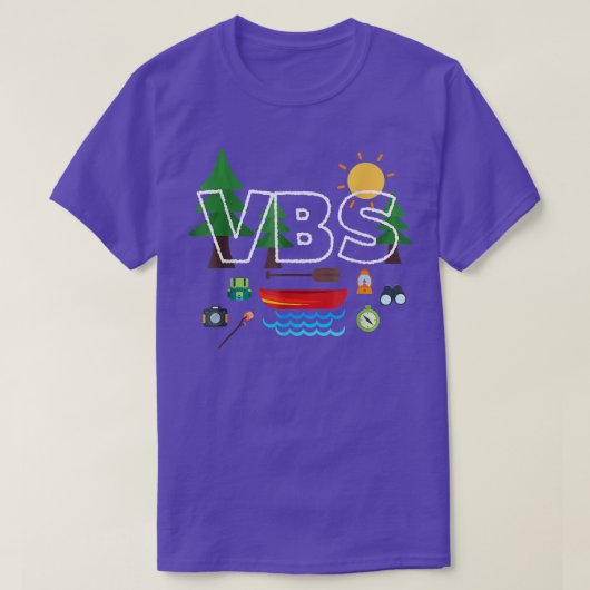 VBS Crew CapingVacation Bible School Camping T-Shirt (Design vorne)