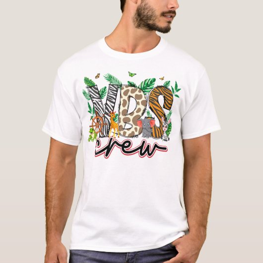 VBS Crew Vbs 2024 VB Bibelschule Jungle Adv T-Shirt (Vorderseite)