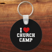 Vbs I Love Church Camp Christian Church Bible Scho Schlüsselanhänger (Vorderseite)