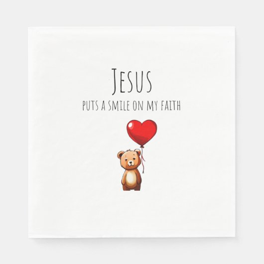 VBS Jesus lächelt meine Servietten an (Vorderseite)