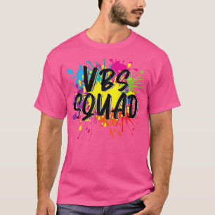 Vbs Squad Vacacation Bible School I Liebe Paint Pl T-Shirt