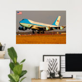 VC-25A (747-200B) POSTER (Heimbüro)