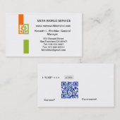 vCard QR-CODE Visitenkarte (Vorne/Hinten)